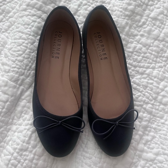 Navy classic ballet flats - Picture 3 of 3